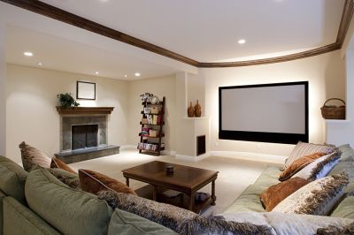 Basement Theater Room!